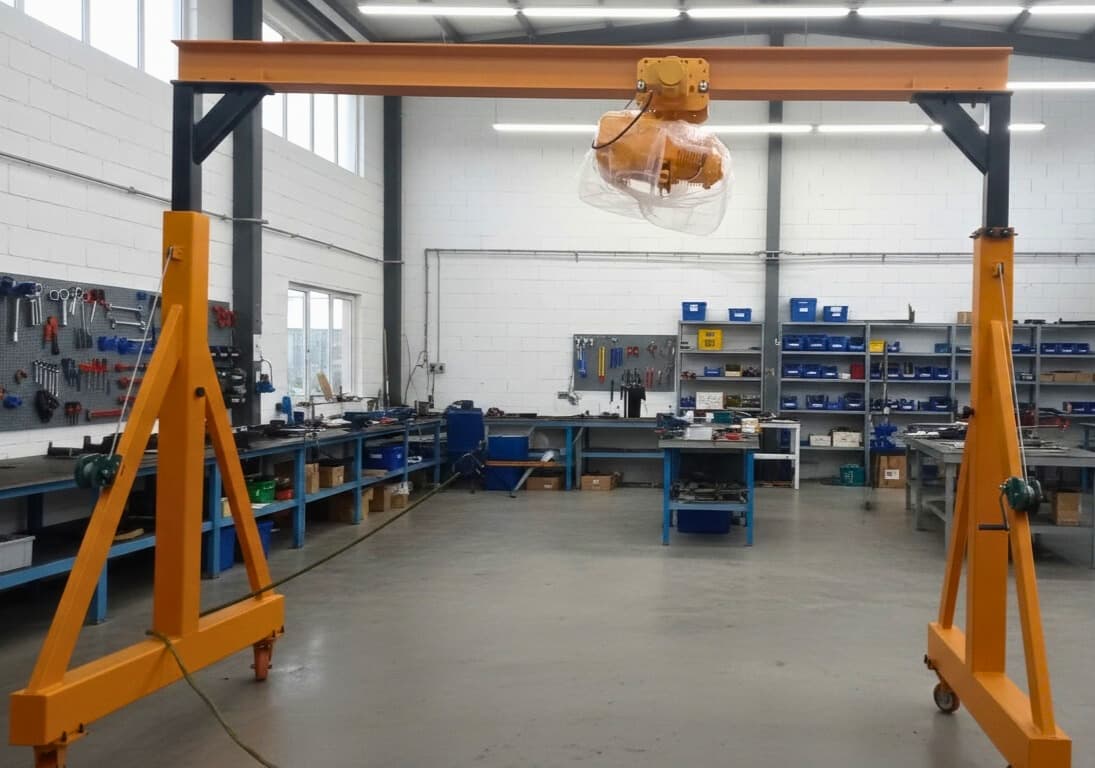 fabricación e instalación de Pórticos Grúa de 3 y 7 ton